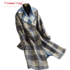 DHGATE blue plaid coat - Kurtka - 