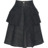 DICE KAYEK black charcoal skirt - Suknje - 