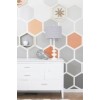 DIY Ombre Hexagon Wall - Thistlewood Far - ファッションショー - 