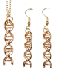 DNA earrings and pendant - Ohrringe - 