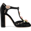 DOLCE & GABBANA Embellished velvet pumps - Sapatos clássicos - 