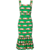 DOLCE & GABBANA cannoli print midi dress - ワンピース・ドレス - 1,816.00€  ~ ¥237,969