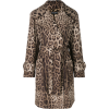 DOLCE & GABBANA leopard print belted coa - Куртки и пальто - 