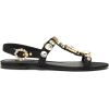 DOLCE & GABBANA Crystal-embellished T-ba - Sandals - 