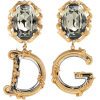 DOLCE & GABBANA Crystal-embellished drop - Серьги - 