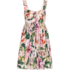 DOLCE & GABBANA Floral cotton minidress - Obleke - 