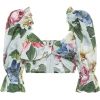 DOLCE & GABBANA Floral cotton poplin cro - Camisas manga larga - 