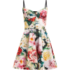 DOLCE & GABBANA  Floral-print cotton-ble - sukienki - 