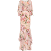 DOLCE & GABBANA Floral-printed gown - sukienki - 