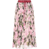 DOLCE & GABBANA Floral-printed plissé mi - Skirts - 