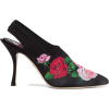 DOLCE & GABBANA Floral-print stretch-jer - Scarpe classiche - 