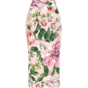 DOLCE & GABBANA Floral stretch-silk penc - Suknje - 