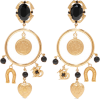DOLCE & GABBANA Gold-tone crystal clip e - Earrings - 