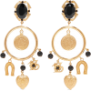 DOLCE & GABBANA Gold-tone crystal clip e - Aretes - 