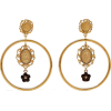 DOLCE & GABBANA Gold-tone faux pearl cli - Earrings - 