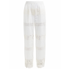 DOLCE & GABBANA  High-rise lace cotton-b - Capri hlače - 