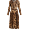 DOLCE & GABBANA  Leopard-print belted dr - Vestiti - 