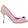 DOLCE & GABBANA Lori rose applique pumps - Klasični čevlji - 