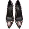 DOLCE & GABBANA MESH PUMPS WITH BEJEWELE - Klasični čevlji - 1,250.00€ 