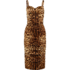 DOLCE & GABBANA Ruched leopard-print str - Haljine - 