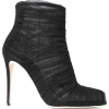 DOLCE & GABBANA Ruched tulle ankle boots - Buty wysokie - 