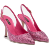 DOLCE & GABBANA SLING BACKS IN SATIN AND - Zapatos clásicos - 1,150.00€ 