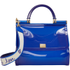 DOLCE & GABBANA Sicily Blue Rubber Bag - Hand bag - 