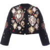 DOLCE GABBANA black embroidered jacket - 外套 - 