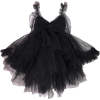DOLCE GABBANA black mini dress - sukienki - 