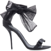 DOLCE GABBANA black tulle sandal - Sandals - 
