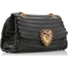 DOLCE GABBANA black woven bag - Hand bag - 
