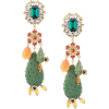 DOLCE & GABBANA cactus drop embellished - Kolczyki - 
