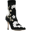 DOLCE & GABBANA embroidered ankle boots - Stiefel - 