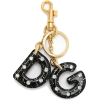 DOLCE & GABBANA encrusted logo key ring - Billeteras - 