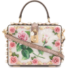DOLCE & GABBANA floral appliqués box bag - Torebki - 