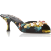 DOLCE GABBANA floral mule - Классическая обувь - 