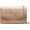 DOLCE & GABBANA leather crossbody bag wi - Bolsas com uma fivela - 