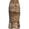 DOLCE & GABBANA leopard print pencil ski - Faldas - 