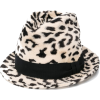 DOLCE & GABBANA leopard print trilby hat - Sombreros - 