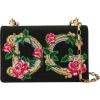 DOLCE & GABBANA logo floral embroidered - Сумочки - 
