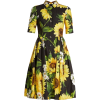 DOLCE GABBANA sunflowers dress - Vestidos - 