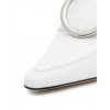 DORATEYMUR white Eagle 70 leather buckle - Sapatos clássicos - 
