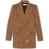 DOUBLE-BREASTED LONG JACKET IN CASHMERE - Jacket - coats - 