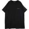 DRESSEDUNDRESSED EMBROIDERY T-SHIRT/BLAC - Tシャツ - 