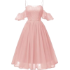 DRESS PINK - sukienki - 