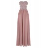 DRESSTELLS Long Prom Dress with Beads Sweetheart Chiffon Evening Party Gown - Obleke - $89.99  ~ 77.29€