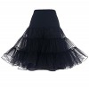 DRESSTELLS Women's Vintage Rockabilly Petticoat Skirt Tutu 1950s Underskirt - Skirts - $8.99 