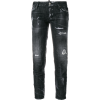 DSQUARED2 distressed cropped jeans - Джинсы - 