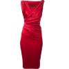 DSQUARED2 sleeveless red satin - ワンピース・ドレス - 