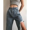Dad pants 2020 summer new handsome street shot was thin and loose wide leg denim - 牛仔裤 - $32.99  ~ ¥221.04